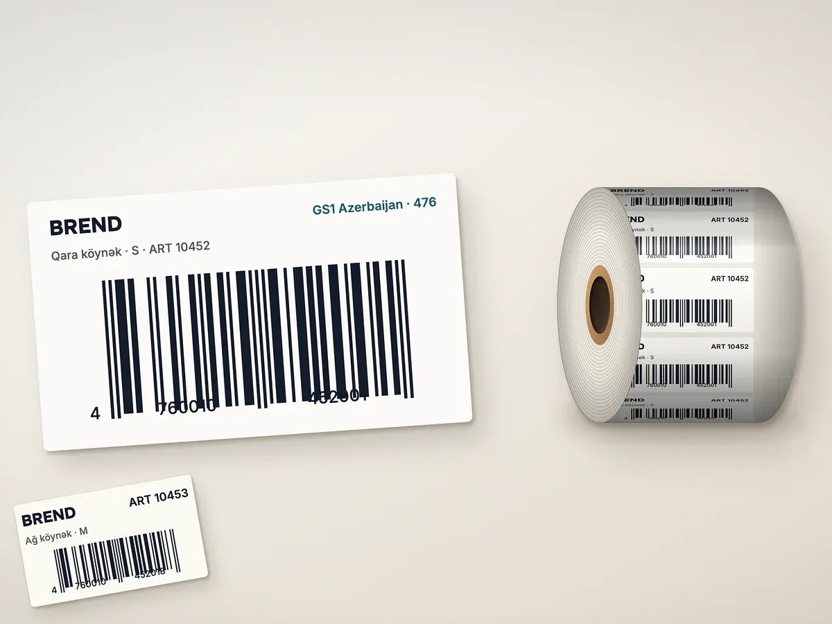 How to get a barcode: EAN-13 barcode labels with the 476 prefix and a label roll